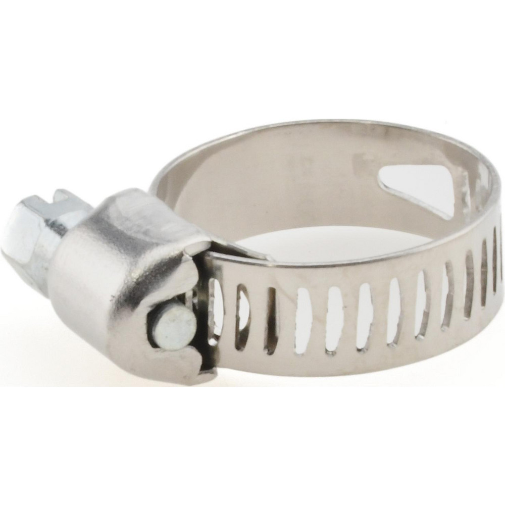 Value Collection Worm Gear Clamp: SAE 6, 7/16 to 25/32" Dia, Stainless Steel Band - BDNA-24110-THA
