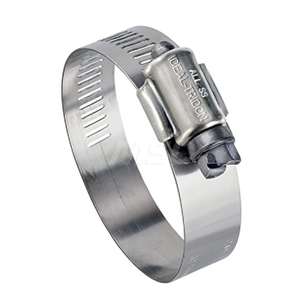 Value Collection Worm Gear Clamp: SAE 6, 7/16 to 25/32" Dia, Stainless Steel Band - BDNA-24110-THA