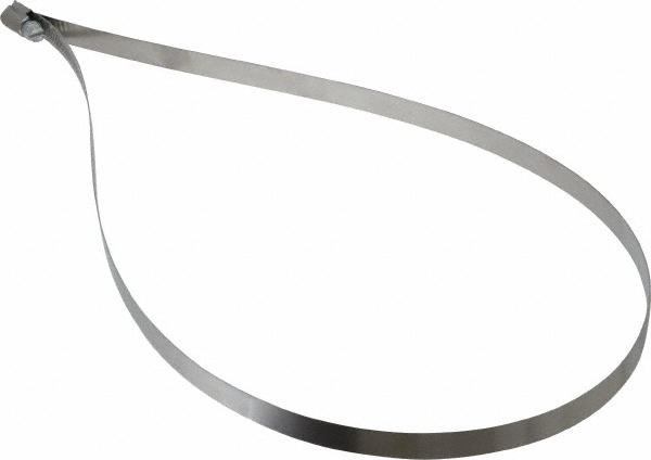 IDEAL TRIDON Worm Gear Clamp: SAE 176, 9-1/2 to 11-1/2" Dia, Stainless Steel Band - M620176106