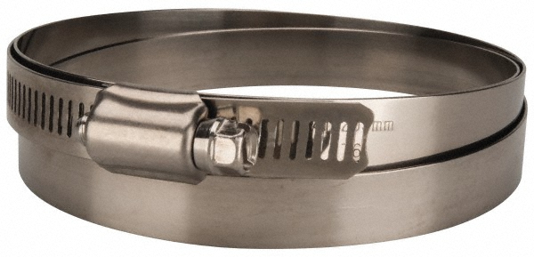 IDEAL TRIDON Worm Gear Clamp: SAE 176, 9-1/2 to 11-1/2" Dia, Stainless Steel Band - M620176106