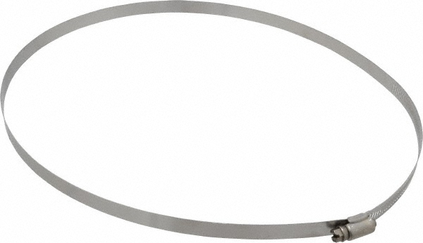 IDEAL TRIDON Worm Gear Clamp: SAE 176, 9-1/2 to 11-1/2" Dia, Stainless Steel Band - M620176106