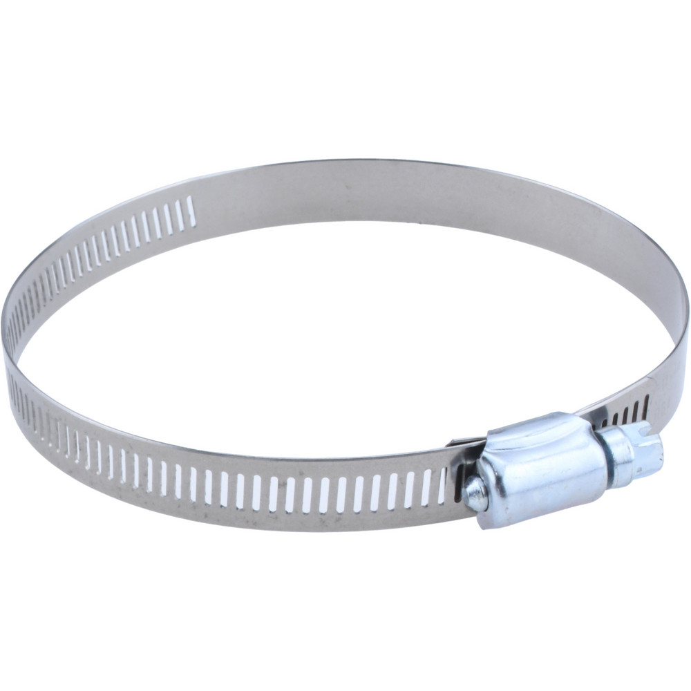 IDEAL TRIDON Worm Gear Clamp: SAE 64, 2-1/2 to 4-1/2" Dia, Stainless Steel Band - 5Y06451