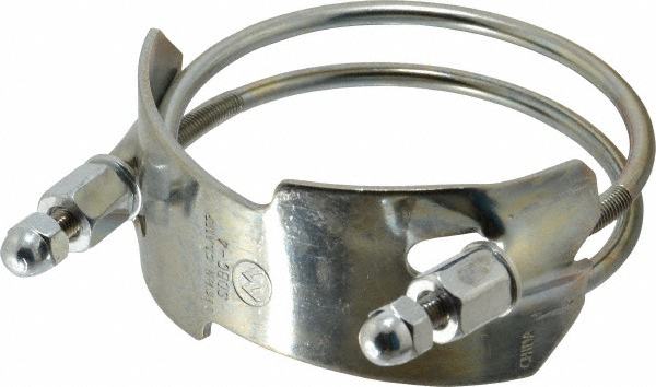 Dixon Valve & Coupling Worm Gear Clamp: 3-1/16 to 4" Dia, Stainless Steel Band - HSS56
