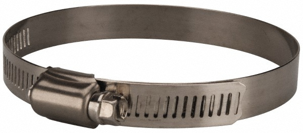 Dixon Valve & Coupling Worm Gear Clamp: 3-1/16 to 4" Dia, Stainless Steel Band - HSS56
