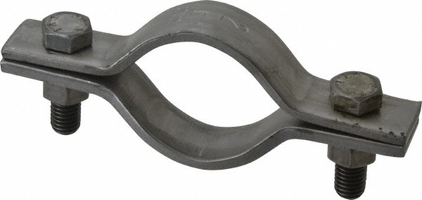 Anvil Medium Pipe Clamp: 1-1/2" Pipe, Carbon Steel, Black - 0500093554