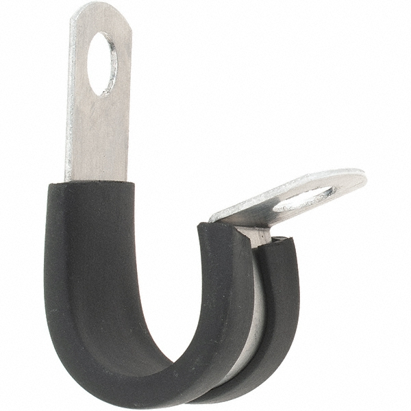 ZSI Cushion Clamp: 2-1/8" Tube, Polyamide, Black, Blue & Silver - QC34