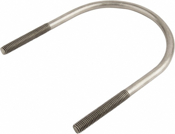 Empire Riser Clamp: 2" Pipe, 2-1/8" Tube, Stainless Steel - 50SS0200