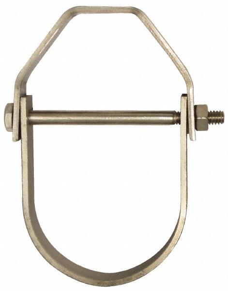 Empire Riser Clamp: 2" Pipe, 2-1/8" Tube, Stainless Steel - 50SS0200