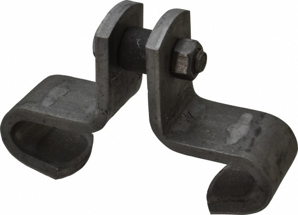 ZSI U-Bolt Clamp with Cushion: 1" Pipe, Steel, Electro-Galvanized Finish - UB1PA