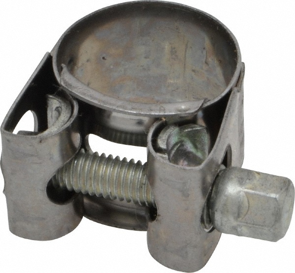 Mikalor T-Bolt Hose Clamp: 3.11 to 3.35" Hose, 63/64" Wide, Stainless Steel - 301320-0