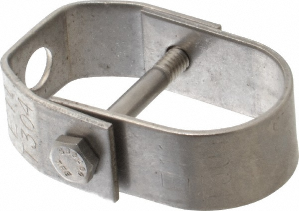 Empire Adjustable Clevis Hanger: 1/2" Pipe, 3/8" Rod, 304 Stainless Steel - 11SS0050