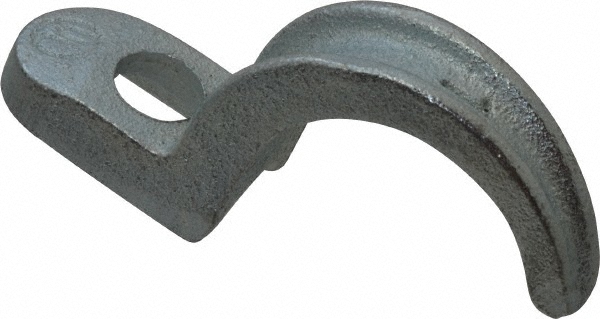 Cooper Crouse-Hinds Conduit Clamp: 1" Pipe, 1" Tube, Iron, Electrogalvanized Finish - ETC100HD