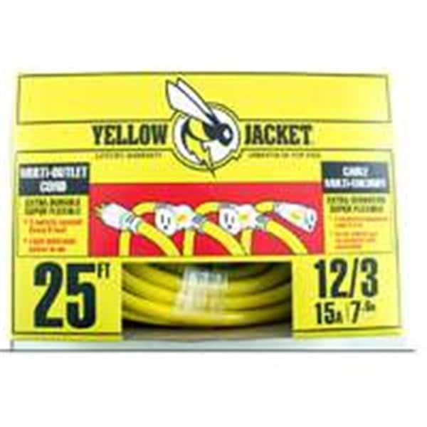 Southwire Cold Weather Extension Cord, Outdoor, 3 Outlets, 25 ft - 8052151