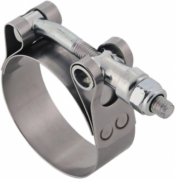 IDEAL TRIDON T-Bolt Spring Loaded Clamp: 5 to 5.313" Hose, 3/4" Wide, Stainless Steel - 300300500051