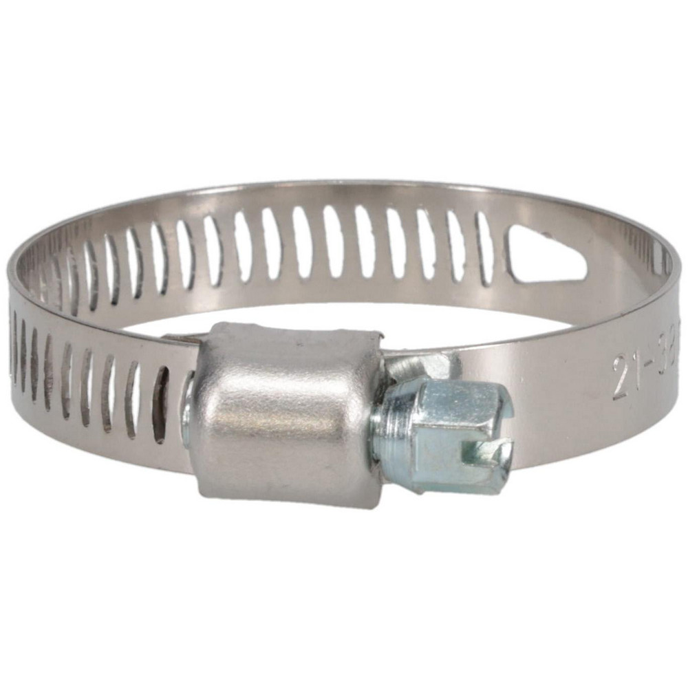 Value Collection Worm Gear Clamp: SAE 16, 13/16 to 1-1/2" Dia, Stainless Steel & Carbon Steel Band - XM01B2138