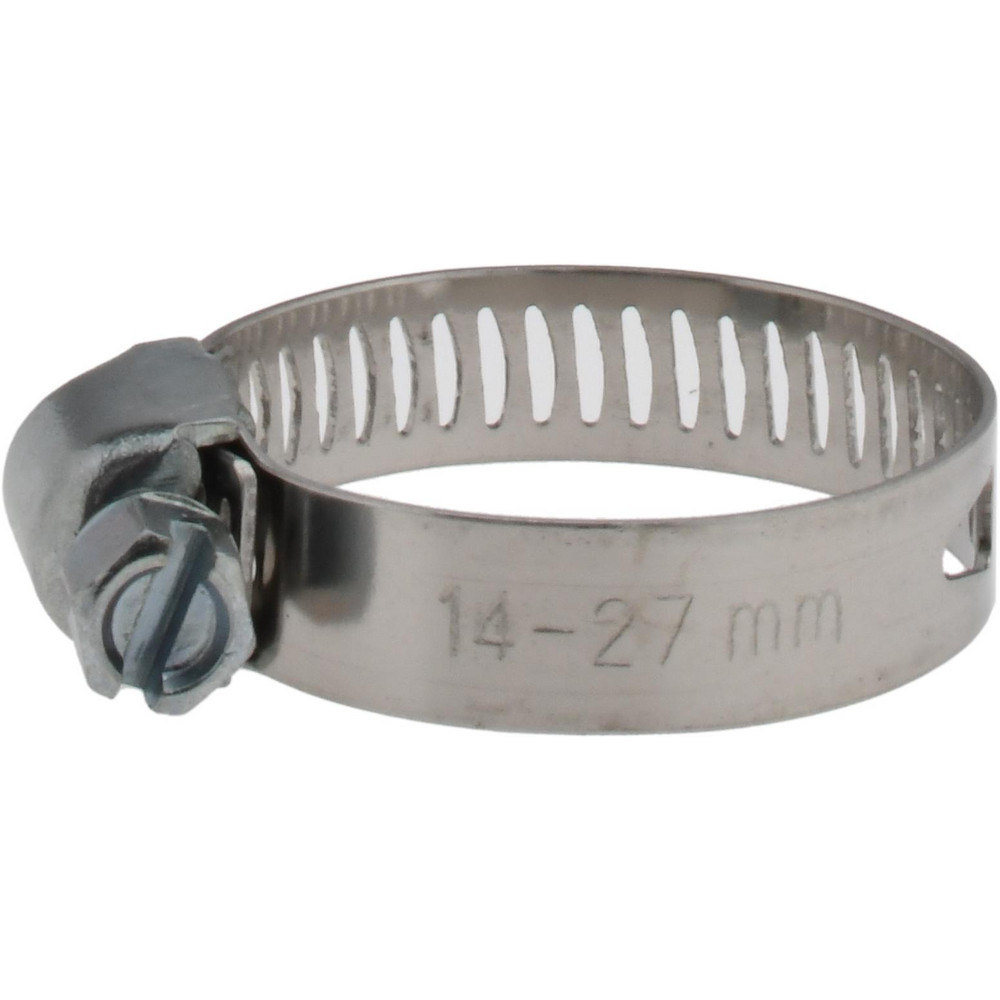 Value Collection Worm Gear Clamp: SAE 16, 13/16 to 1-1/2" Dia, Stainless Steel & Carbon Steel Band - XM01B2138