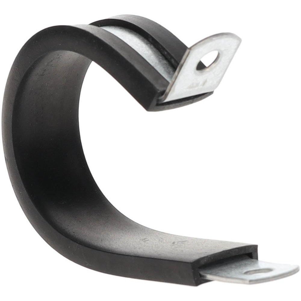 Made in USA Cushion Clamp: 1-3/4" Pipe, Galvanized Steel - STAR-GS-28E