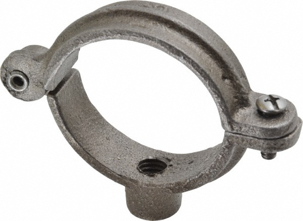 Empire Adjustable Band Hanger: 1-1/2" Pipe, 3/8" Rod, 304 Stainless Steel - 31SS0150