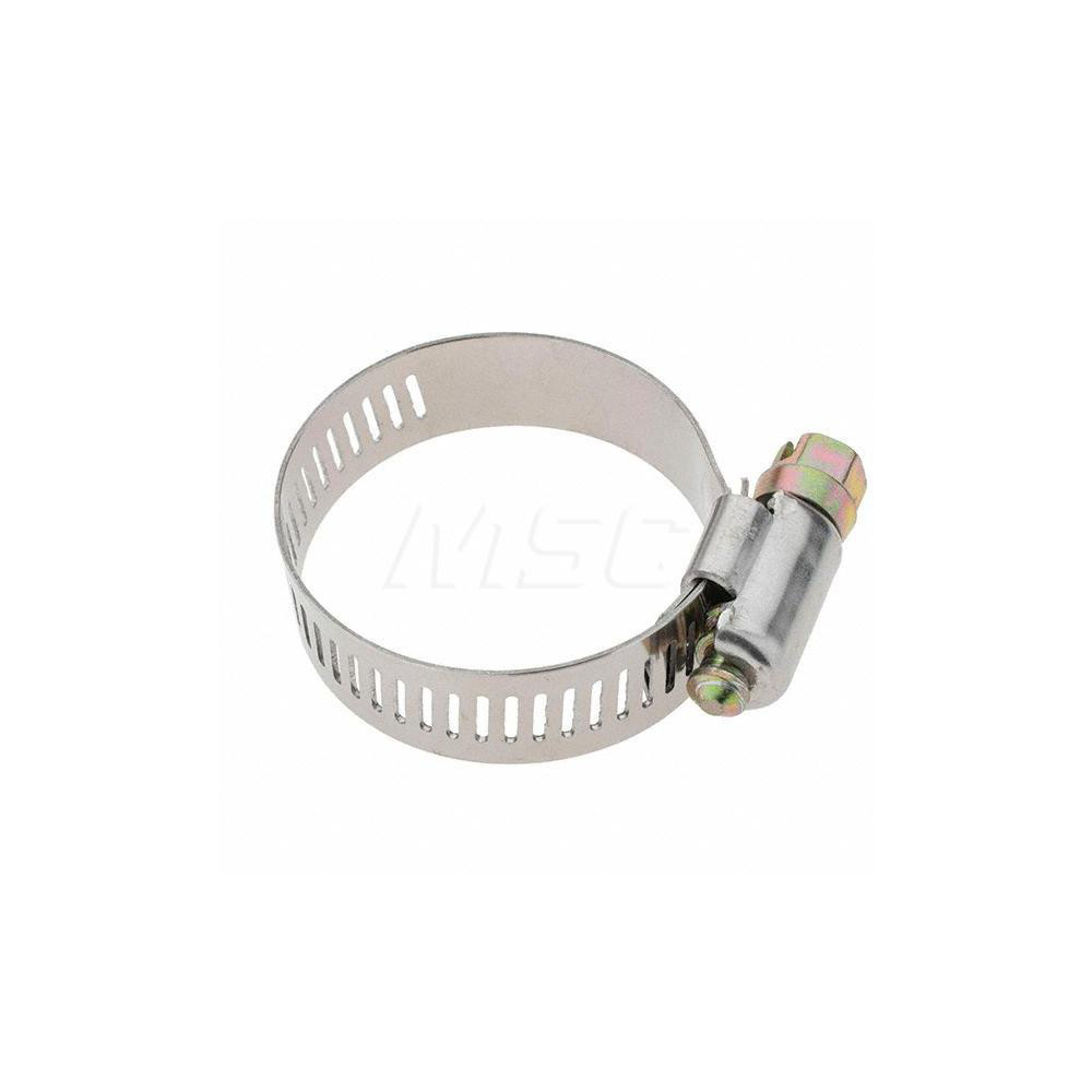 Value Collection Worm Gear Clamp: SAE 16, 13/16 to 1-1/2" Dia, Stainless Steel Band - BDNA-24114-THA