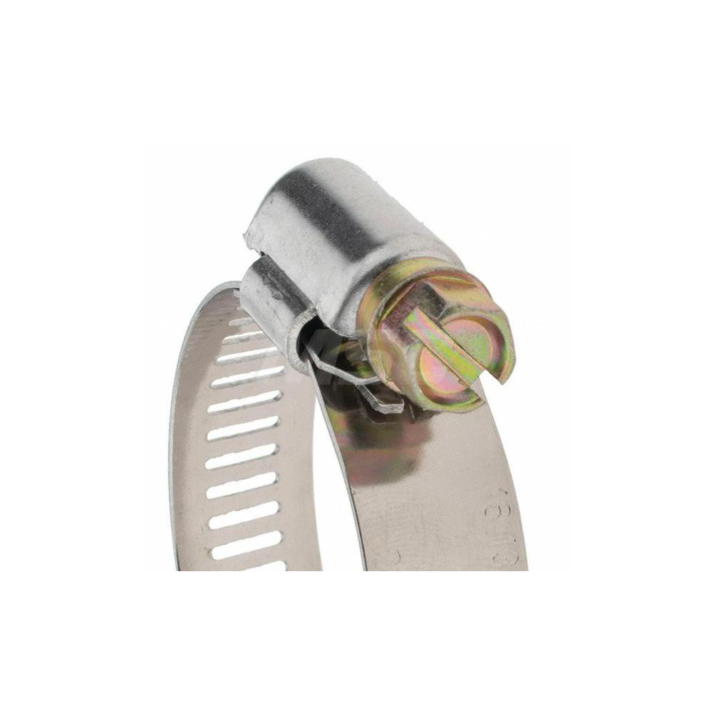 Value Collection Worm Gear Clamp: SAE 16, 13/16 to 1-1/2" Dia, Stainless Steel Band - BDNA-24114-THA