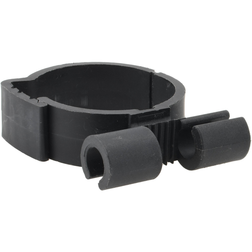 ZSI Cushion Clamp: 1-1/2" Tube, Polyamide, Black, Blue & Silver - QC24