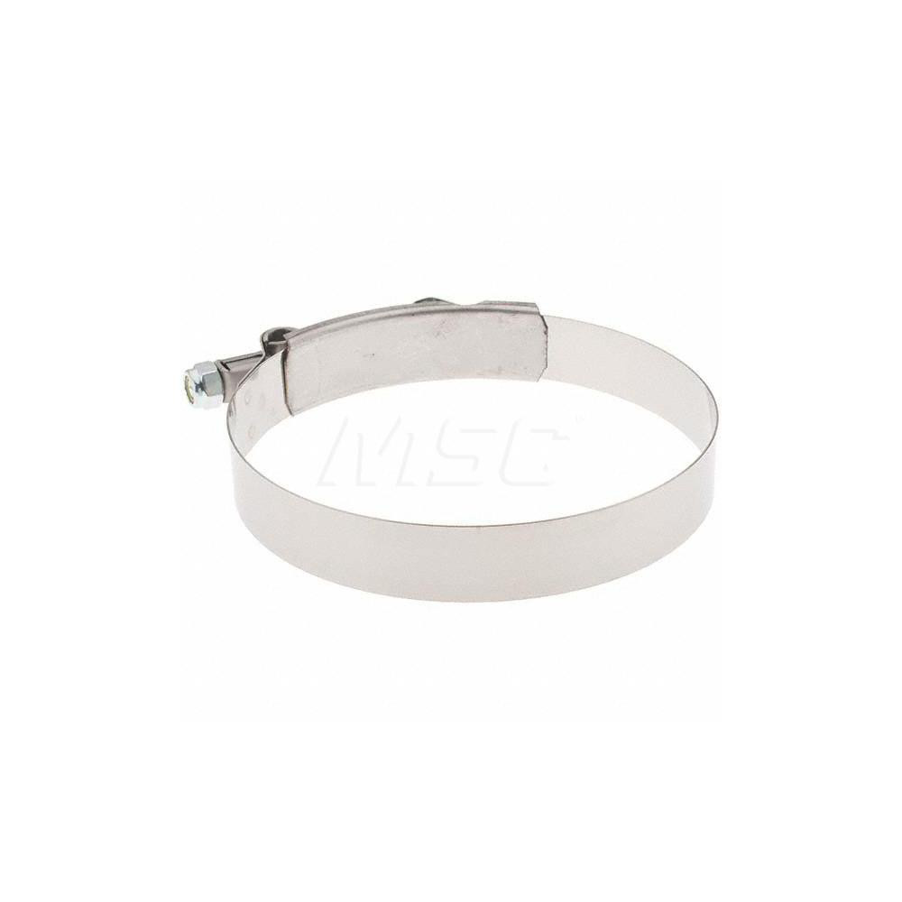 Made in USA T-Bolt Hose Clamp: 4.25 to 4.56" Hose, 3/4" Wide, Stainless Steel - B9222-0425 BW