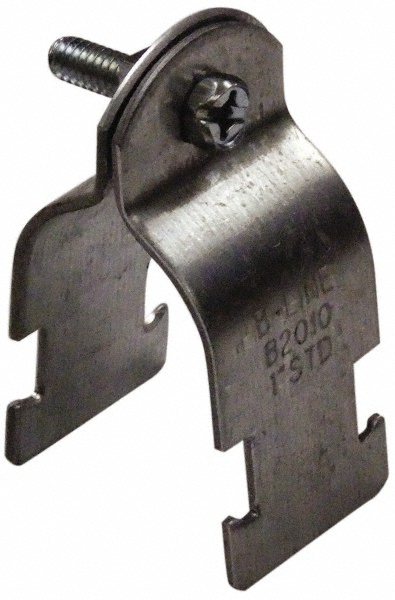 PRO-SOURCE Framing Channel & Strut Mounted Clamps: Pipe Clamp, Carbon Steel, 3/4 - EGSP9 27