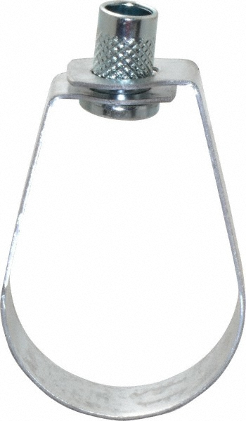 Anvil U-Bolt Clamp: 1-1/2" Pipe, Carbon Steel - 0500018056