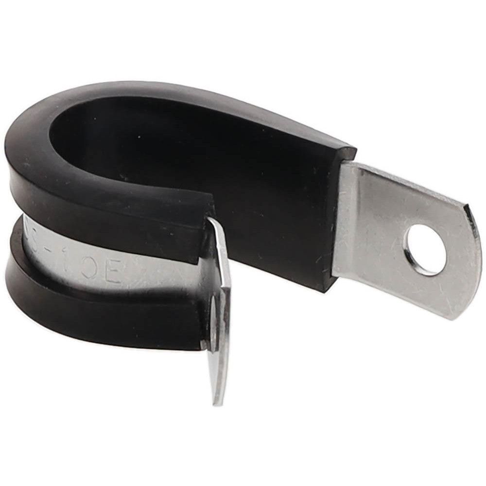 Empire Riser Clamp: 1-1/2" Pipe, 2-5/8" Tube, Stainless Steel, Blue & Silver - 50SS0150