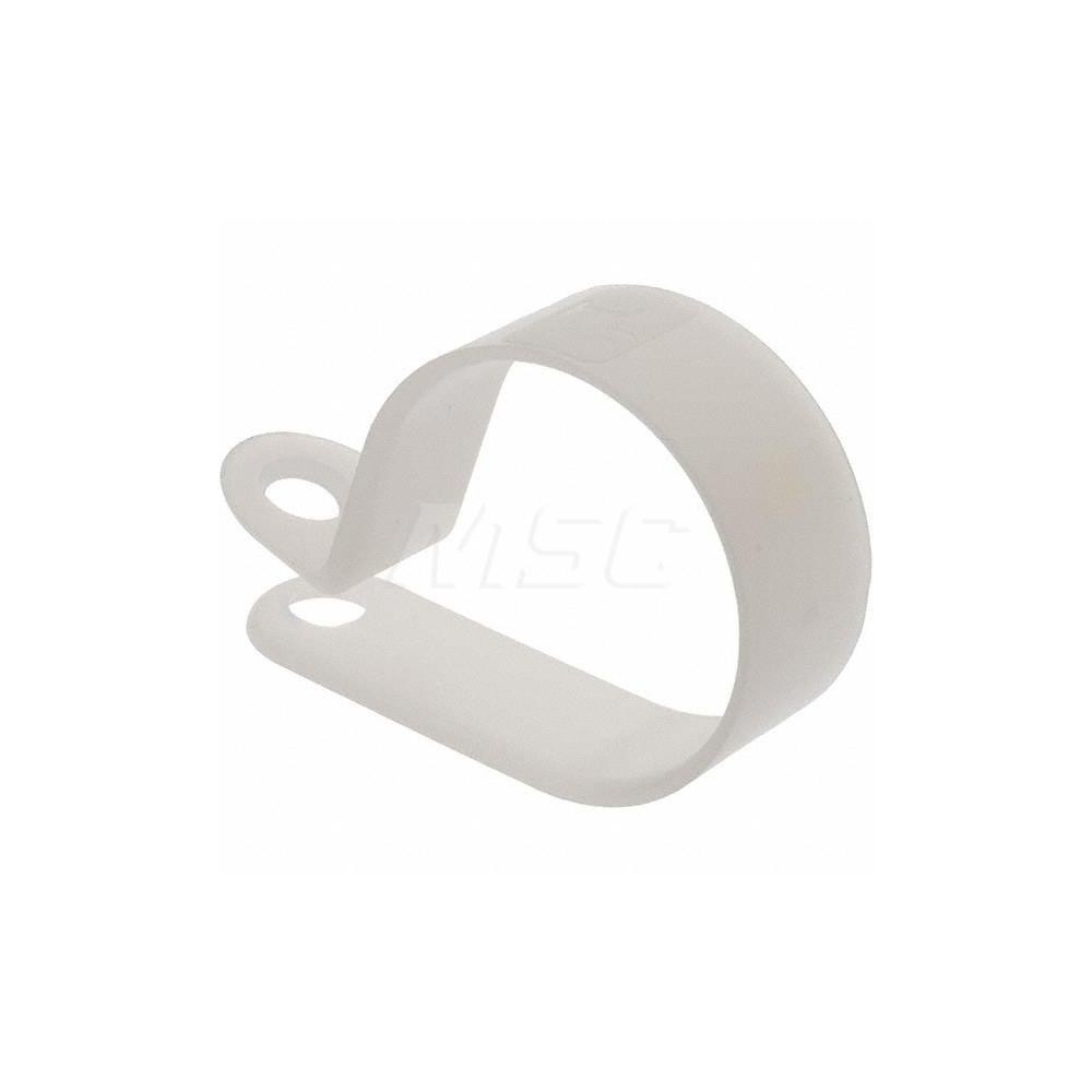 Made in USA Chemical-Resistant Clamp: 1" Tube, Nylon, White - CC-1-500-23-NO