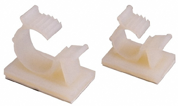 Made in USA Chemical-Resistant Clamp: 1" Tube, Nylon, White - CC-1-500-23-NO