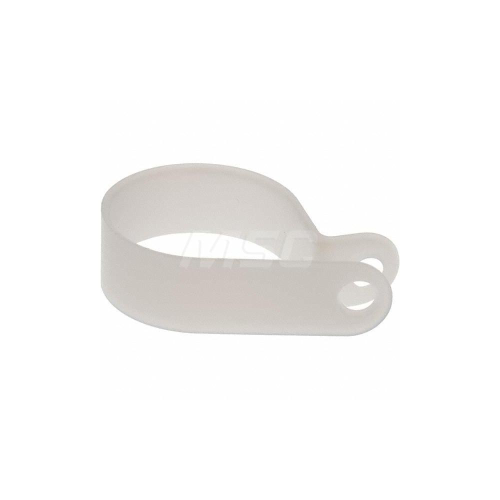 Made in USA Chemical-Resistant Clamp: 1" Tube, Nylon, White - CC-1-500-23-NO