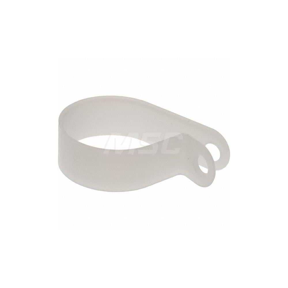 Made in USA Chemical-Resistant Clamp: 1" Tube, Nylon, White - CC-1-500-23-NO