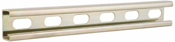 Thomas & Betts 10' Long x 1-5/8" Wide x 13/16" High, 14 Gauge, Strip Steel, Half Slot Framing Channel & Strut - B1400HS 10