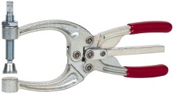 Made in USA Worm Gear Clamp: SAE 462, 3-3/4 to 4-5/8" Dia, Stainless Steel Band - CT 450 L SS BW