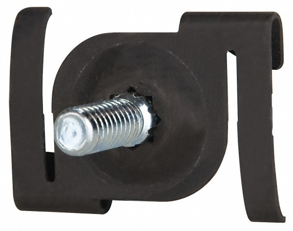 Cooper B-Line Flange Clamp: 5/16 to 1/2" Flange Thickness, 1/4" Rod - 78101119605