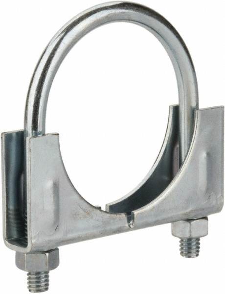 Made in USA Pipe & Cable Hanger: 2-1/4" Pipe, Steel, Zinc-Plated - PC225T1