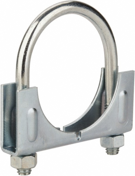 Made in USA Pipe & Cable Hanger: 2-1/4" Pipe, Steel, Zinc-Plated - PC225T1