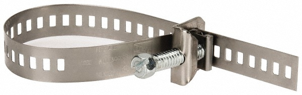 IDEAL TRIDON Worm Gear Clamp: SAE 32, 11/16 to 2-5/8" Dia, Stainless Steel Band - 6932051