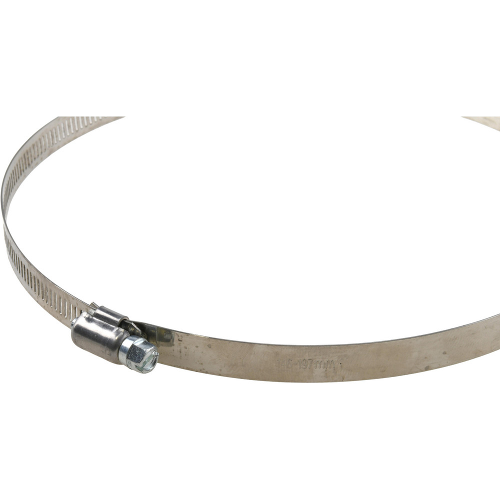 Value Collection Worm Gear Clamp: SAE 116, 5-3/4 to 7-3/4" Dia, Stainless Steel & Carbon Steel Band - MS01B146197-THA