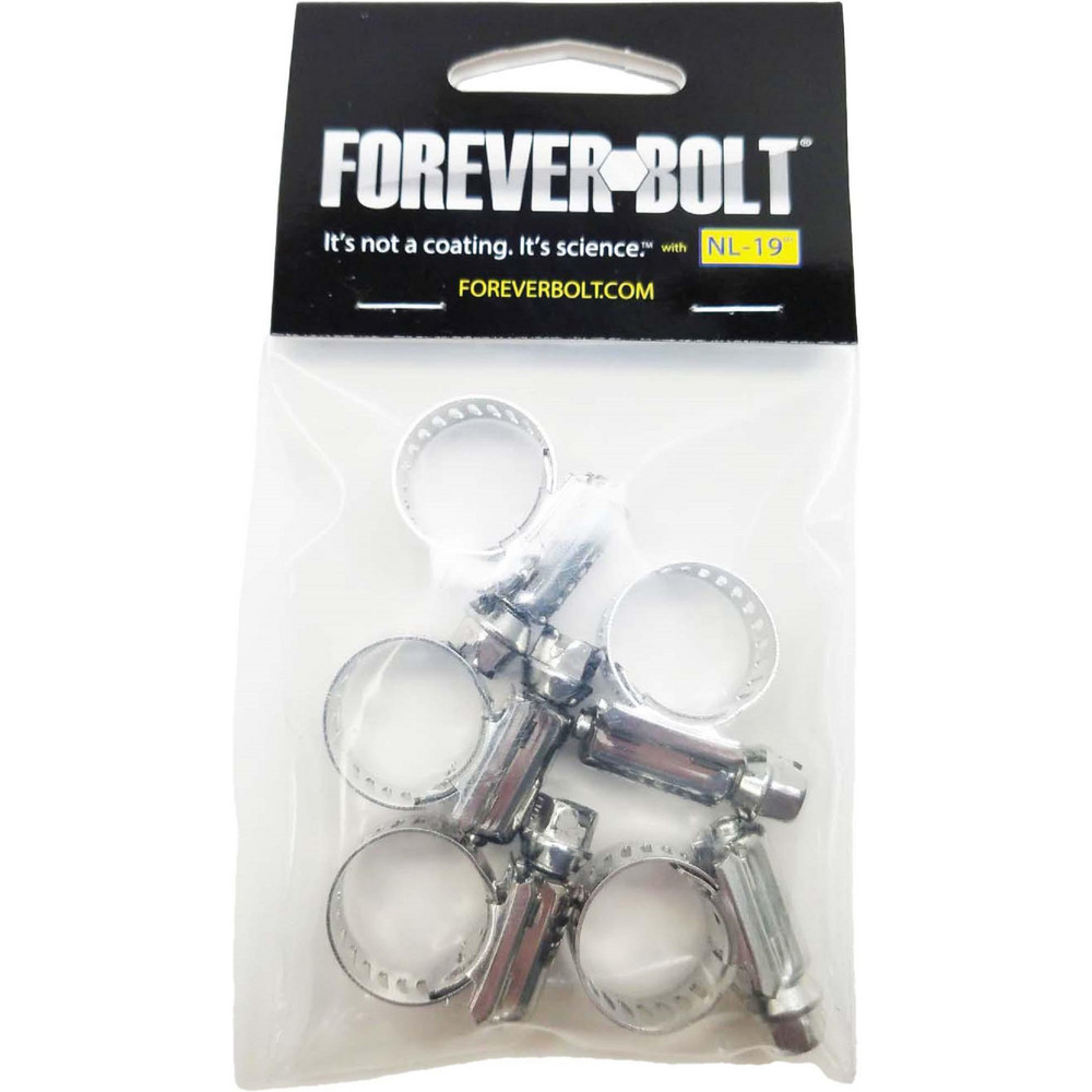 Foreverbolt Worm Gear Clamps; Clamp Type: Worm Drive; Minimum Dia (mm): 0.781; Minimum Dia (Fractional Inch): 7/16; Minimum Dia (Decimal Inch): 0.7813; Maximum Dia (Decimal Inch): 0.7813; Maximum Dia (mm): 0.78; Maximum Dia (Inch - Fraction - 4 Decimals): 25/32 - FBHCLP6P5