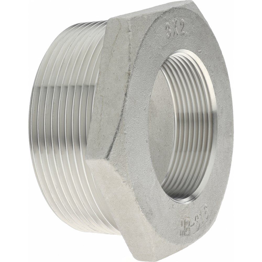 ZSI U-Bolt Clamp with Cushion: 3" Pipe, 316 Stainless Steel - UB3PA6