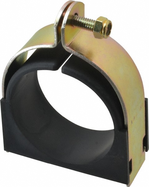 ZSI U-Bolt Clamp with Cushion: 3" Pipe, 316 Stainless Steel - UB3PA6
