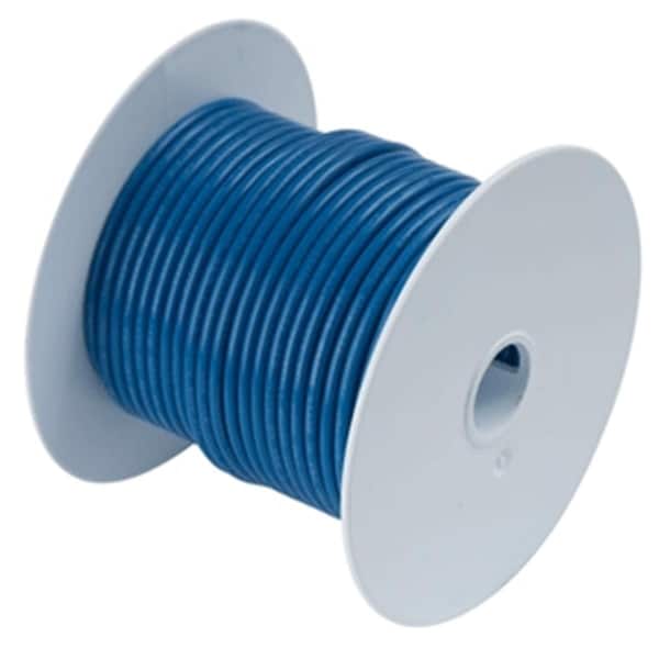 Safety First Dark Blue 16 AWG Tinned Copper Wire - 25 ft. - SA2560695