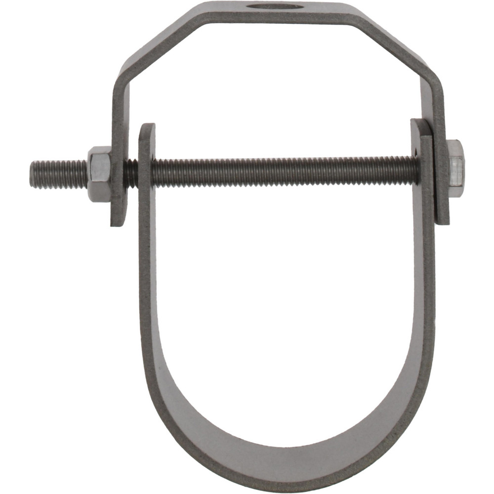 Empire Adjustable Clevis Hanger: 1-1/2" Pipe, 3/8" Rod, 304 Stainless Steel - 11SS0150