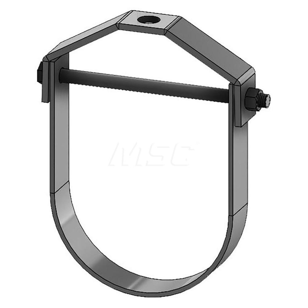 Empire Adjustable Clevis Hanger: 1-1/2" Pipe, 3/8" Rod, 304 Stainless Steel - 11SS0150