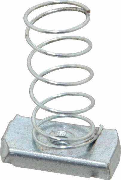Thomas & Betts Strut Channel Spring Strut Nut: Use with 1-1/2 in Deep Channels, 1/4" Bolt - B911-1/4