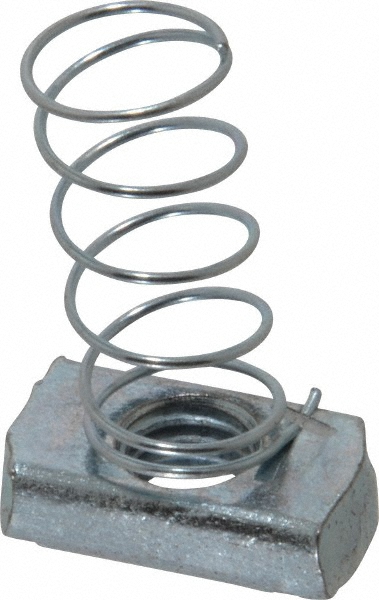 Thomas & Betts Strut Channel Spring Strut Nut: Use with 1-1/2 in Deep Channels, 1/4" Bolt - B911-1/4