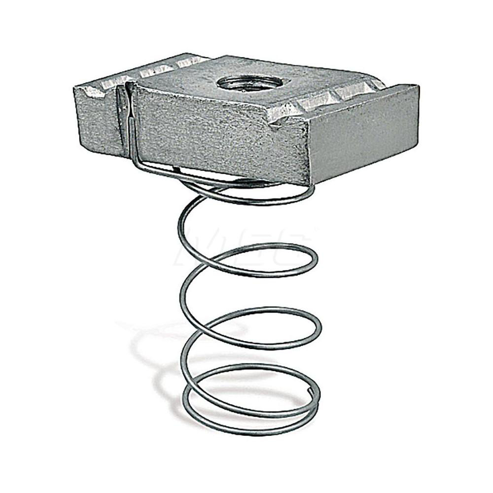 Thomas & Betts Strut Channel Spring Strut Nut: Use with 1-1/2 in Deep Channels, 1/4" Bolt - B911-1/4