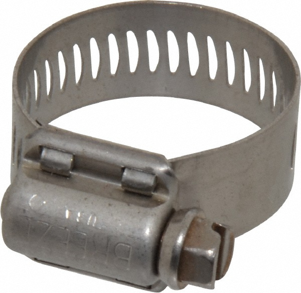 Precision Brand Worm Gear Clamps: Clamp Type: Worm Drive; Minimum Diameter (Fractional Inch): 9/16; Minimum Diameter (Decimal Inch): 0.5625 - 47812